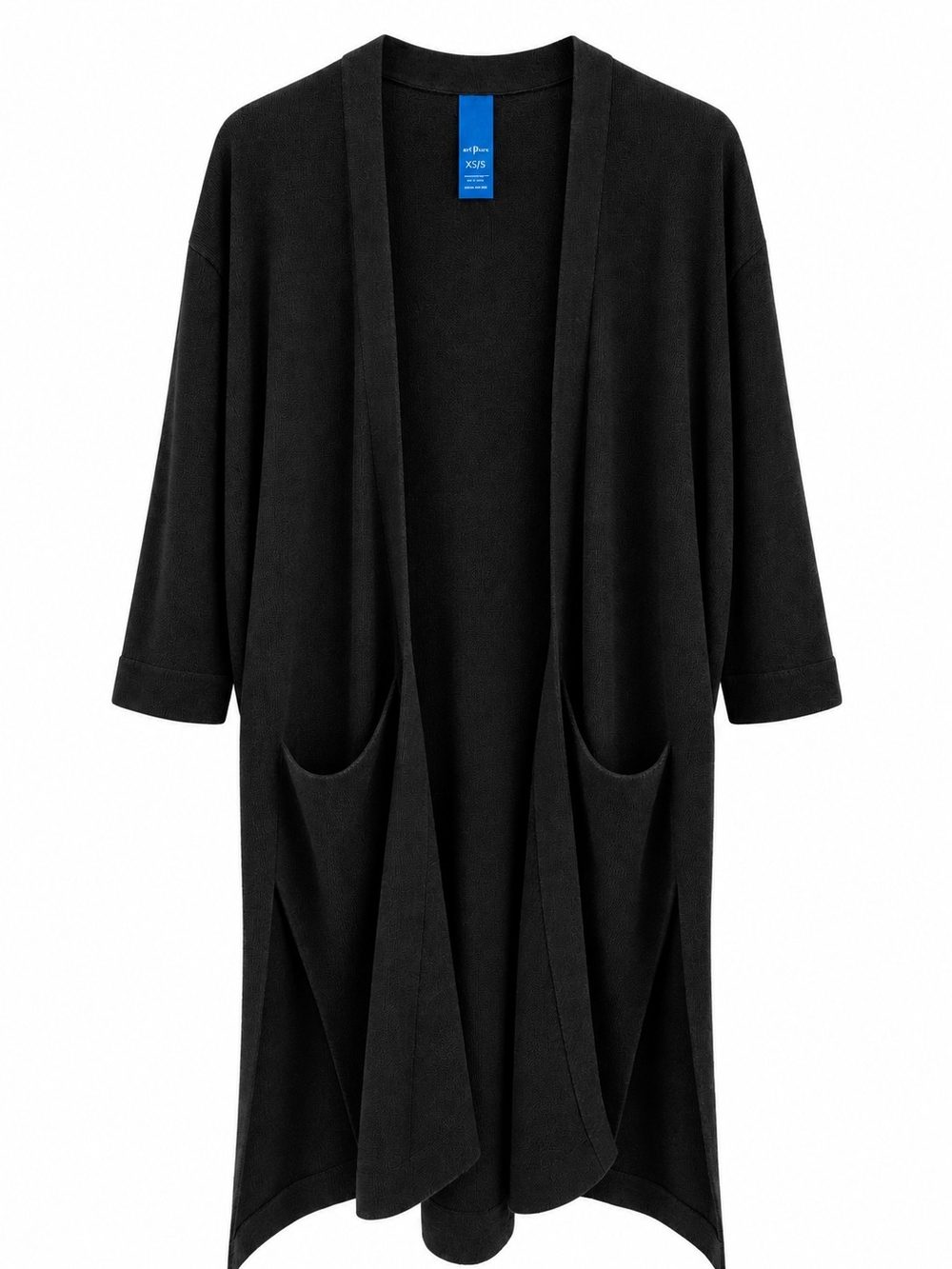 Kit and Ace Dark Gray Wool Cardigan Pockets Effortless Office Cottage Relaxed
